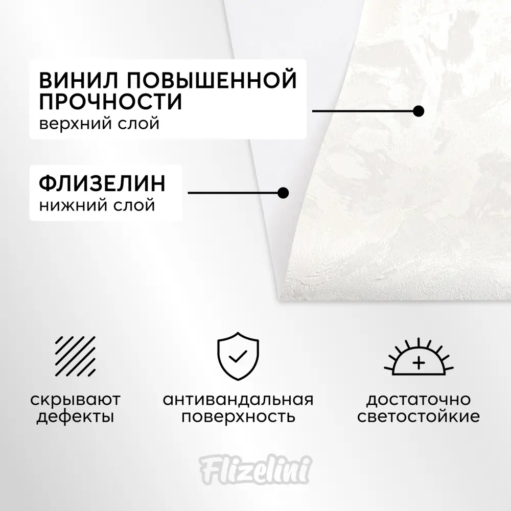 Фото 4 Обои флизелиновые Flizelini Encanto 1.06м цвет цветы на белой штукатурке Фото 4 Обои флизелиновые Flizelini Encanto 1.06м цвет цветы на белой штукатурке