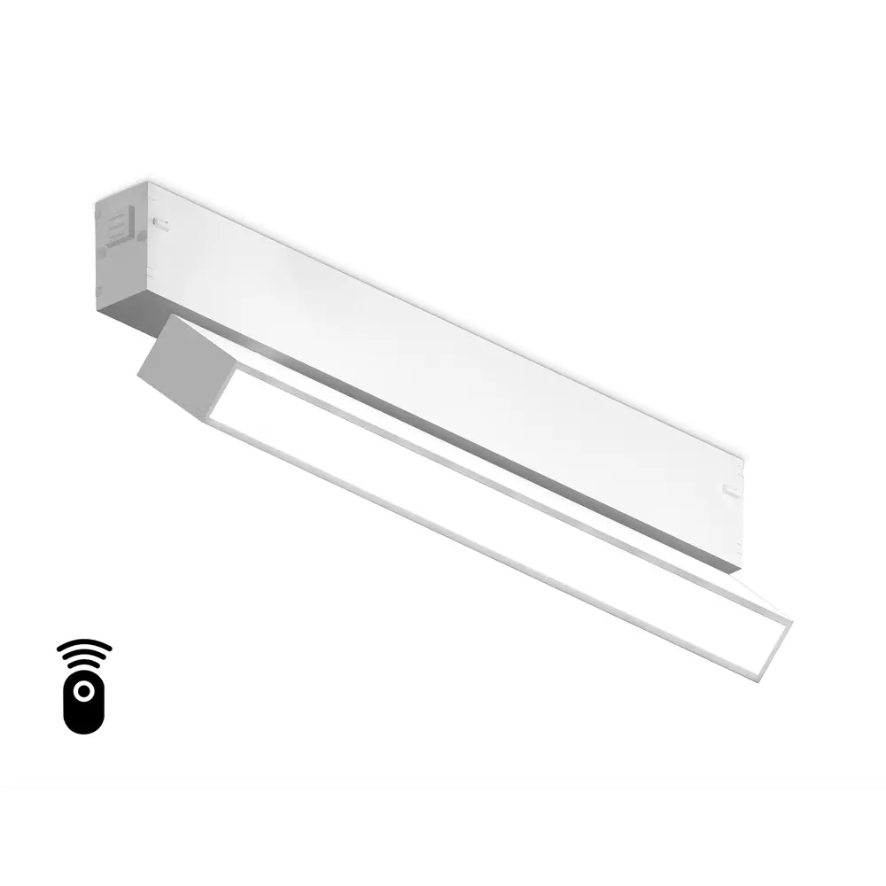 Фото Трековый светильник линейный светодиодный Ambrella light Ambr_gl1331 18 Вт магнитный изменение оттенков белого свет цвет белый Фото Трековый светильник линейный светодиодный Ambrella light Ambr_gl1331 18 Вт магнитный изменение оттенков белого свет цвет белый