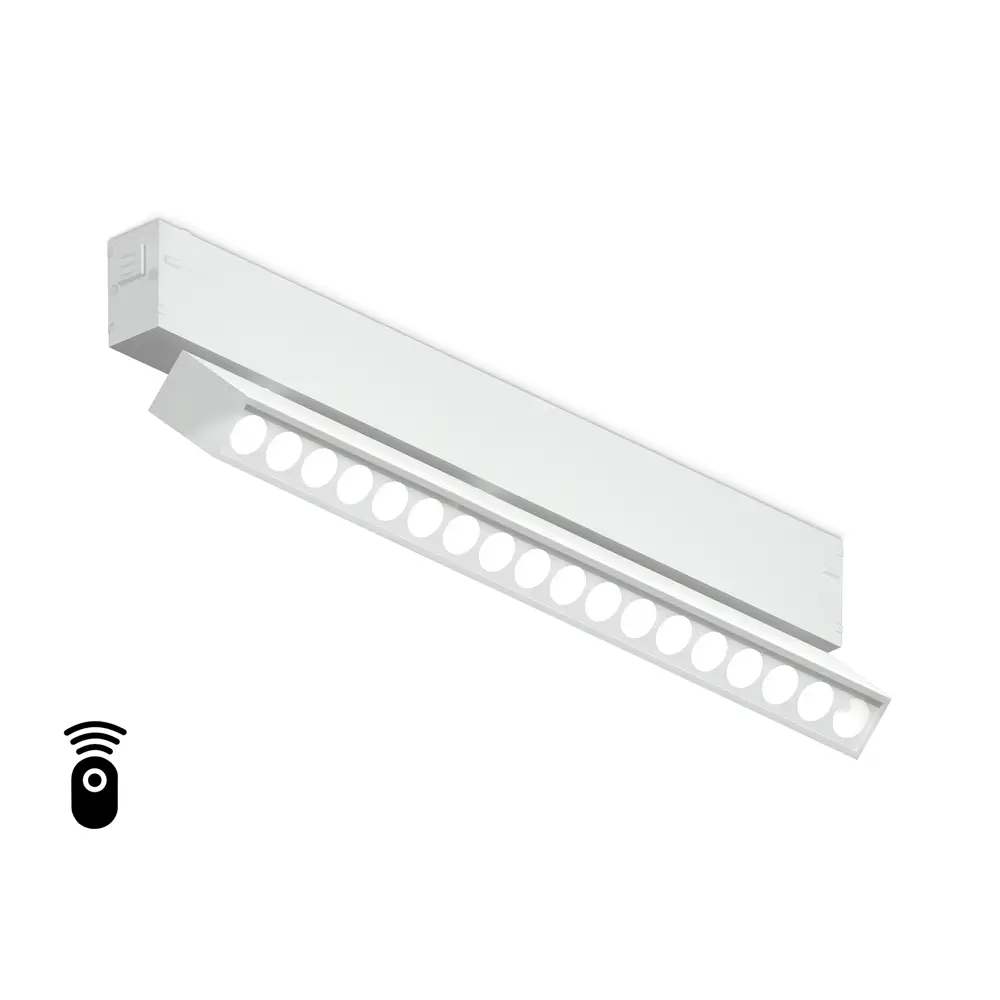 Фото Трековый светильник линейный светодиодный Ambrella light Ambr_gl1351 18 Вт магнитный регулируемый белый свет цвет белый Фото Трековый светильник линейный светодиодный Ambrella light Ambr_gl1351 18 Вт магнитный регулируемый белый свет цвет белый