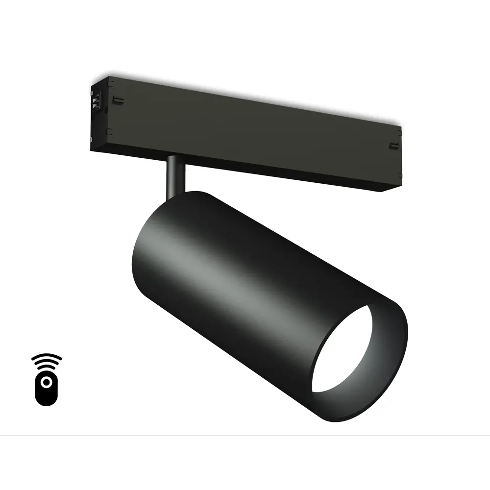 Фото 3 Трековый светильник спот светодиодный Ambrella Light Gl1232 24 Вт магнитный регулируемый белый свет цвет черный Фото 3 Трековый светильник спот светодиодный Ambrella Light Gl1232 24 Вт магнитный регулируемый белый свет цвет черный