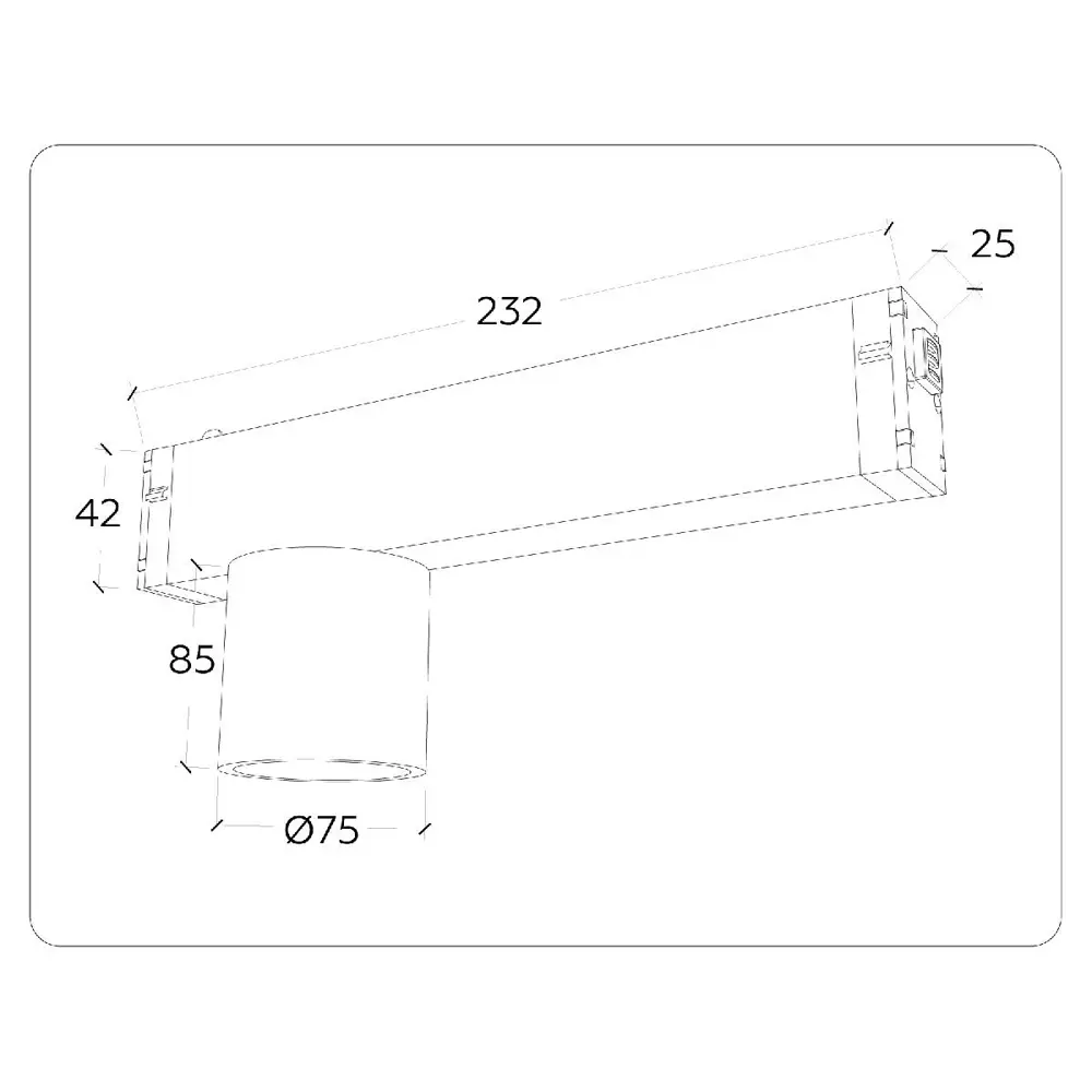 Фото 2 Трековый светильник спот светодиодный Ambrella Light Gl1242 7 Вт магнитный регулируемый белый свет цвет черный Фото 2 Трековый светильник спот светодиодный Ambrella Light Gl1242 7 Вт магнитный регулируемый белый свет цвет черный