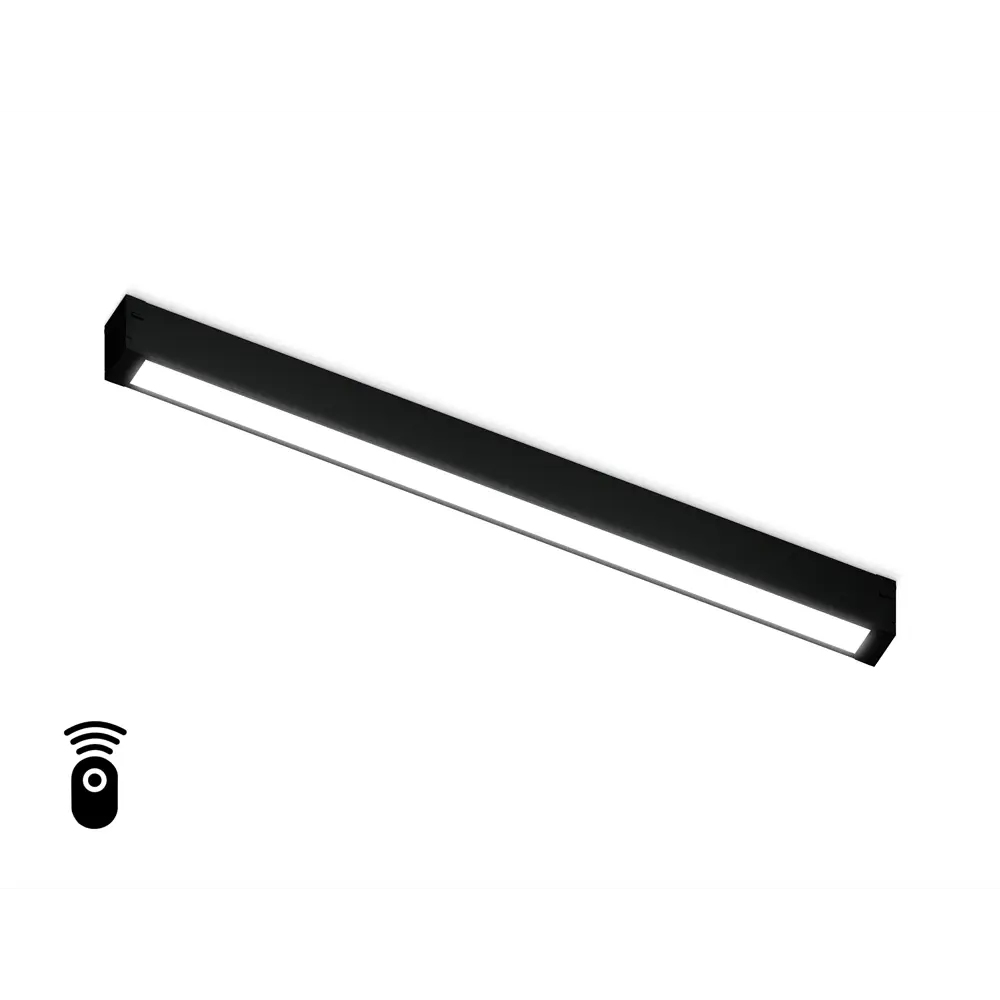 Фото 3 Трековый светильник линейный светодиодный Ambrella Light Gl1282 18 Вт магнитный регулируемый белый свет цвет черный Фото 3 Трековый светильник линейный светодиодный Ambrella Light Gl1282 18 Вт магнитный регулируемый белый свет цвет черный