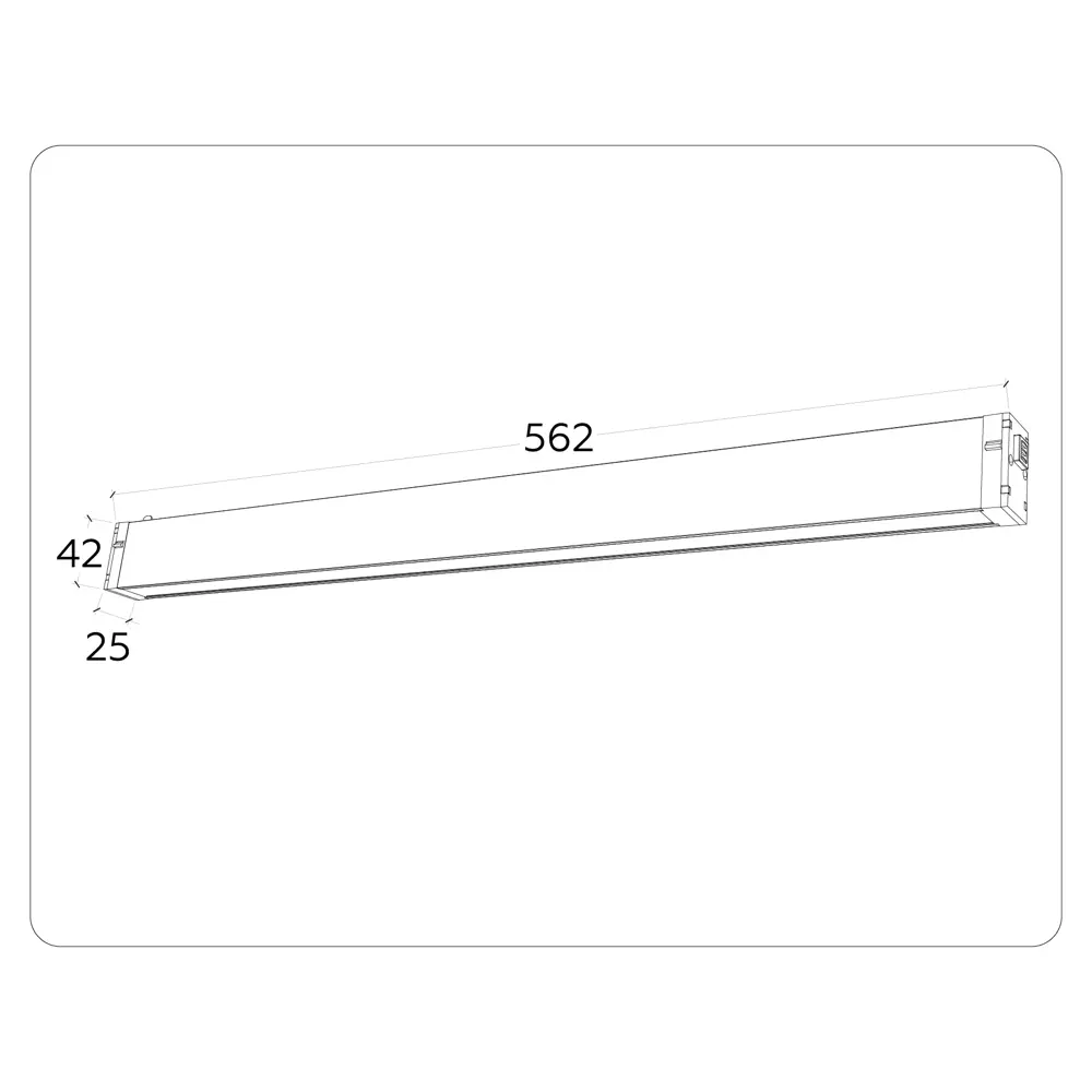 Фото 5 Трековый светильник линейный светодиодный Ambrella Light Gl1291 24 Вт магнитный регулируемый белый свет цвет белый Фото 5 Трековый светильник линейный светодиодный Ambrella Light Gl1291 24 Вт магнитный регулируемый белый свет цвет белый