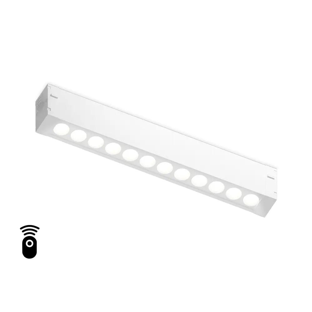 Фото 3 Трековый светильник линейный светодиодный Ambrella Light Gl1301 12 Вт магнитный регулируемый белый свет цвет белый Фото 3 Трековый светильник линейный светодиодный Ambrella Light Gl1301 12 Вт магнитный регулируемый белый свет цвет белый