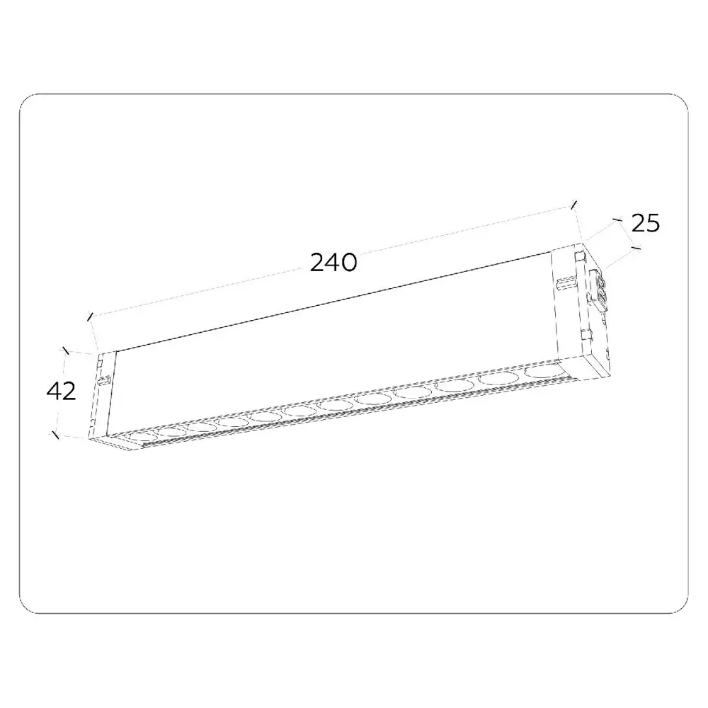 Фото 2 Трековый светильник линейный светодиодный Ambrella Light Gl1302 12 Вт магнитный регулируемый белый свет цвет черный Фото 2 Трековый светильник линейный светодиодный Ambrella Light Gl1302 12 Вт магнитный регулируемый белый свет цвет черный