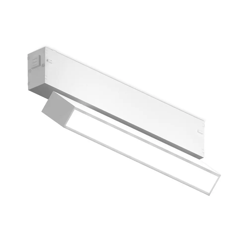 Фото 11 Трековый светильник линейный светодиодный Ambrella Light Gl1321 12 Вт магнитный регулируемый белый свет цвет белый Фото 11 Трековый светильник линейный светодиодный Ambrella Light Gl1321 12 Вт магнитный регулируемый белый свет цвет белый