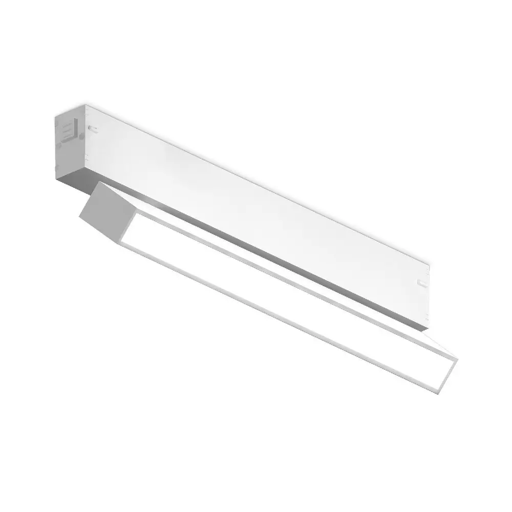 Фото 5 Трековый светильник линейный светодиодный Ambrella Light Gl1331 18 Вт магнитный регулируемый белый свет цвет белый Фото 5 Трековый светильник линейный светодиодный Ambrella Light Gl1331 18 Вт магнитный регулируемый белый свет цвет белый