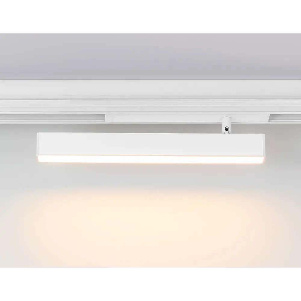 Фото Трековый светильник линейный светодиодный Ambrella Light Gl1331 18 Вт магнитный регулируемый белый свет цвет белый Фото Трековый светильник линейный светодиодный Ambrella Light Gl1331 18 Вт магнитный регулируемый белый свет цвет белый