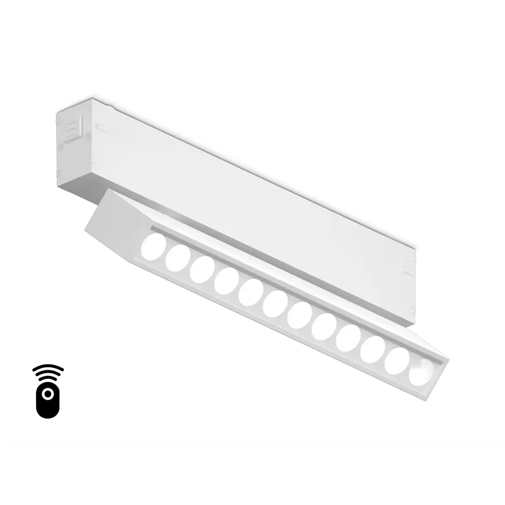 Фото 3 Трековый светильник линейный светодиодный Ambrella Light Gl1341 12 Вт магнитный регулируемый белый свет цвет белый Фото 3 Трековый светильник линейный светодиодный Ambrella Light Gl1341 12 Вт магнитный регулируемый белый свет цвет белый