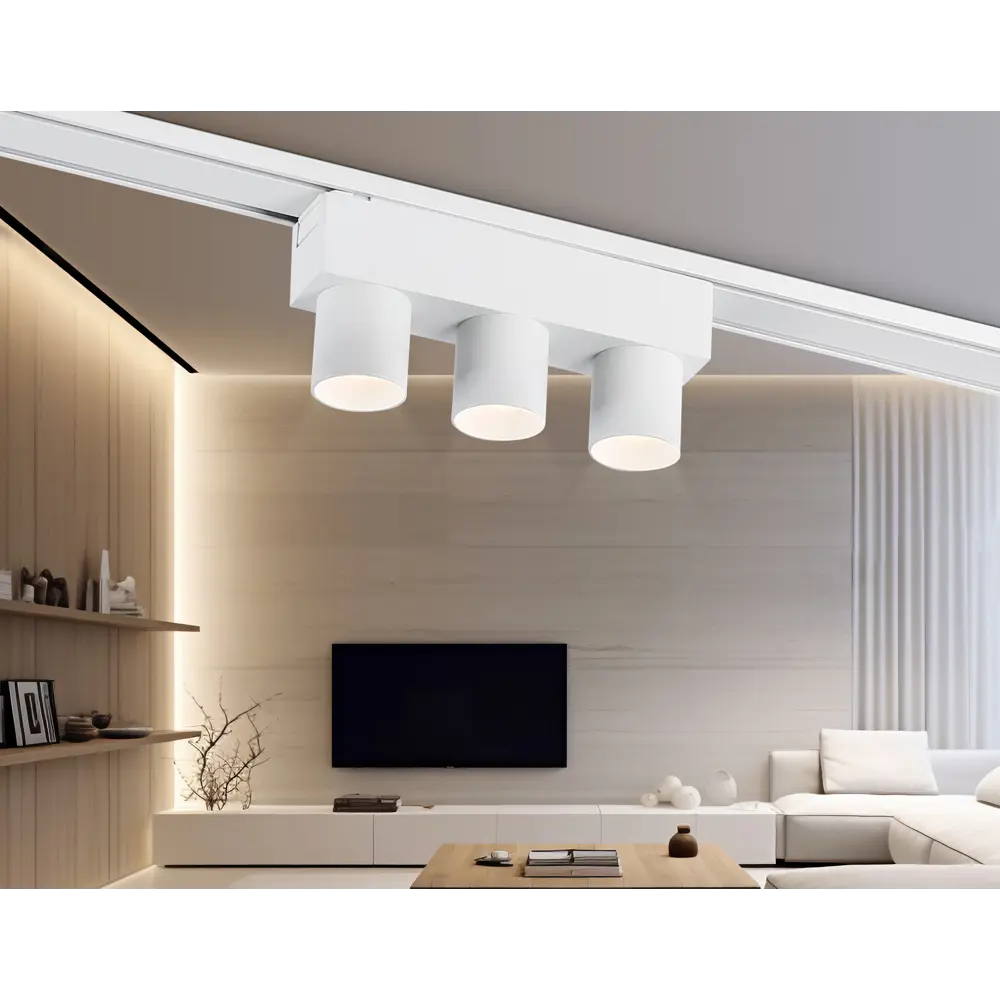 Фото 5 Трековый светильник спот светодиодный Ambrella light Gv1503 6 Вт магнитный нейтральный белый свет цвет белый Фото 5 Трековый светильник спот светодиодный Ambrella light Gv1503 6 Вт магнитный нейтральный белый свет цвет белый