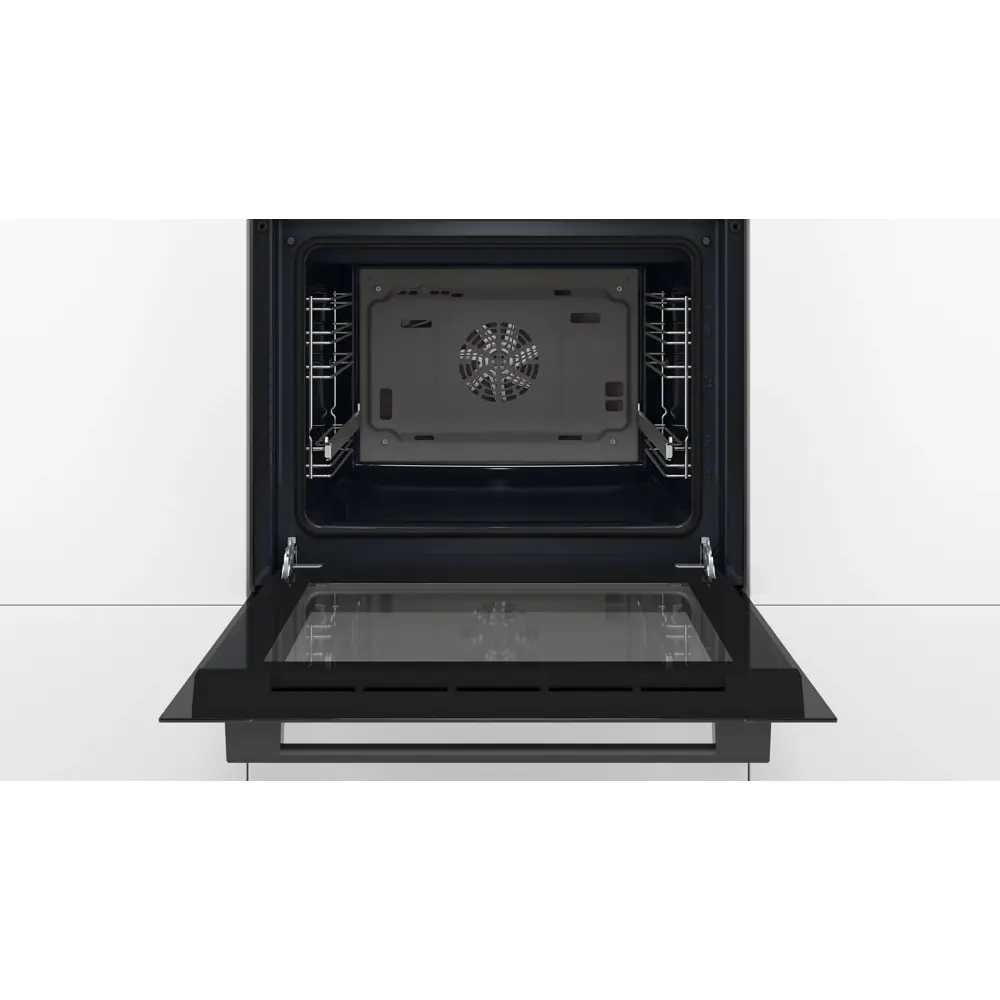 Фото 4 Электрический встраиваемый духовой шкаф Bosch HBF534EB0Q 59.4x59.5x54.8 см цвет черный Фото 4 Электрический встраиваемый духовой шкаф Bosch HBF534EB0Q 59.4x59.5x54.8 см цвет черный