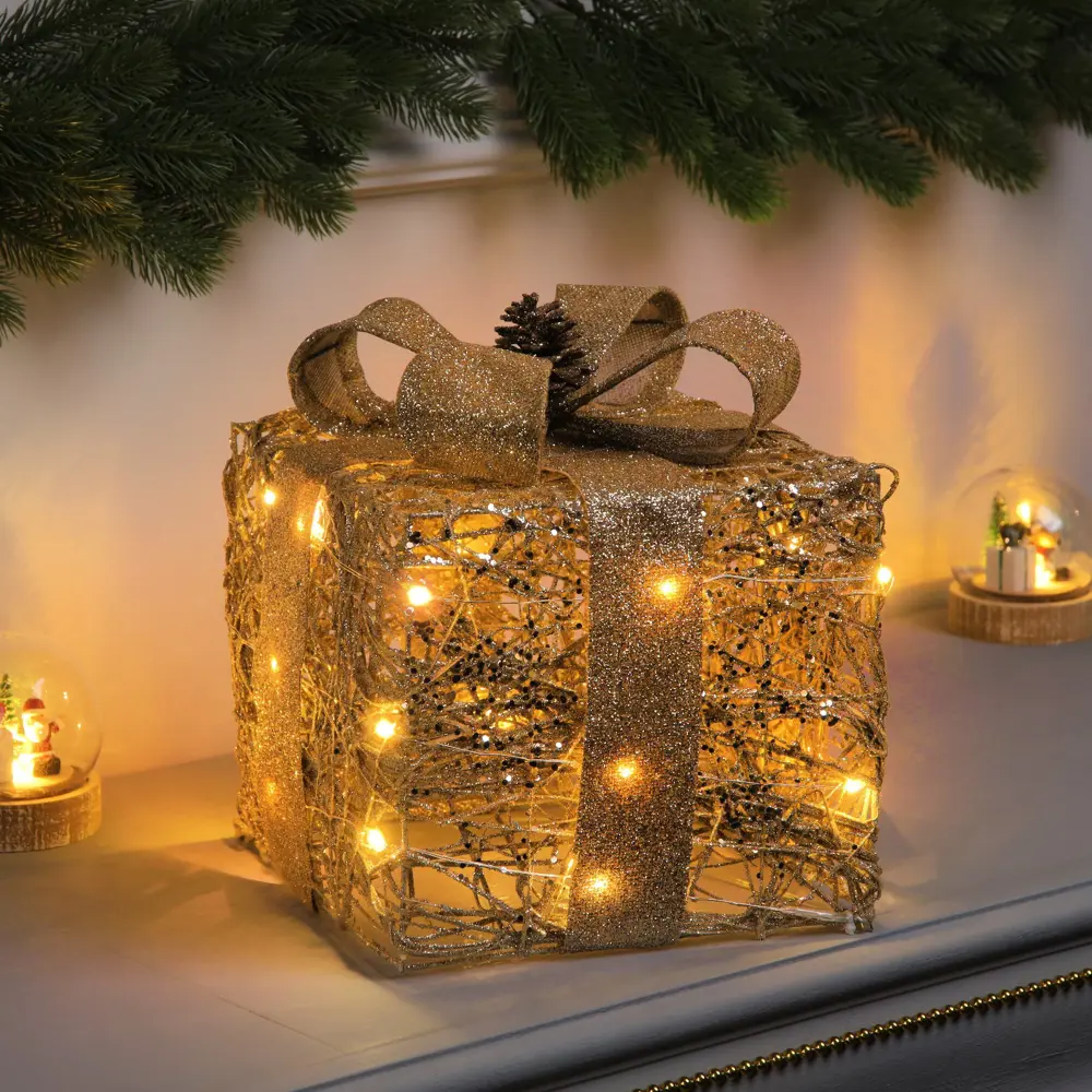 Фото Светящаяся электрическая фигура Luazon Lighting Подарок 10430583 h 29 см Фото Светящаяся электрическая фигура Luazon Lighting Подарок 10430583 h 29 см