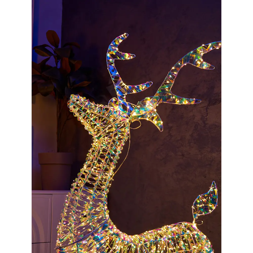 Фото 3 Светящаяся электрическая фигура Luazon Lighting Олень 10517831 h 112 см Фото 3 Светящаяся электрическая фигура Luazon Lighting Олень 10517831 h 112 см