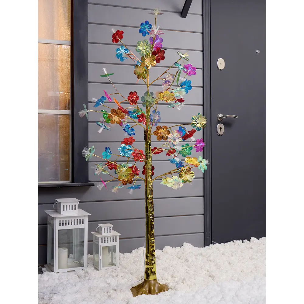 Фото 2 Дерево светодиодное Luazon Lighting Неоновые цветы 10699369 h 150 см Фото 2 Дерево светодиодное Luazon Lighting Неоновые цветы 10699369 h 150 см