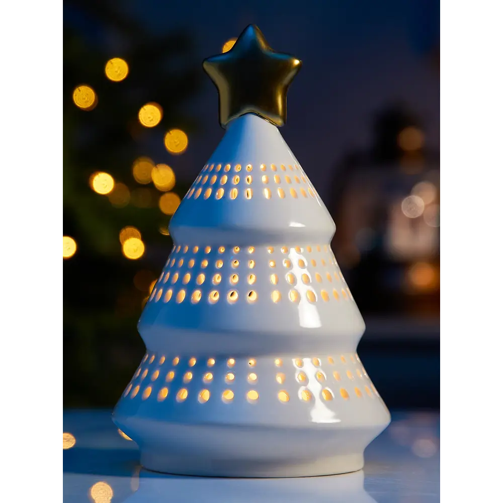 Фото Светящаяся электрическая фигура Luazon Lighting Елка с золотой звездой 10502268 h 11 см Фото Светящаяся электрическая фигура Luazon Lighting Елка с золотой звездой 10502268 h 11 см