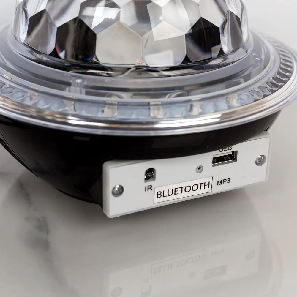 Фото 4 Ночник Luazon Lighting xрустальный шар LED-30-220V 2 динамика Bluetooth черный 4445776 Фото 4 Ночник Luazon Lighting xрустальный шар LED-30-220V 2 динамика Bluetooth черный 4445776