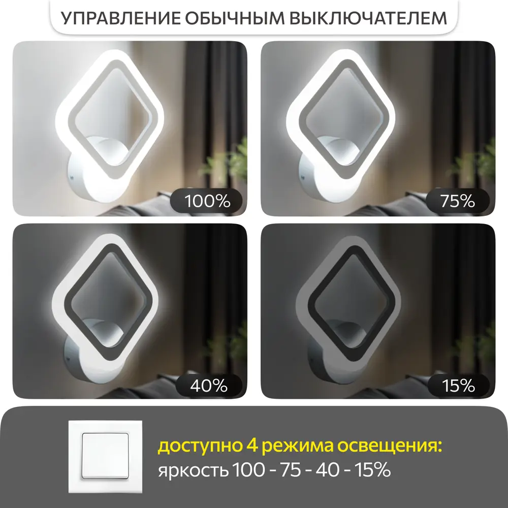 Фото 3 Бра светодиодное Citilux Марсель CL232B310 Фото 3 Бра светодиодное Citilux Марсель CL232B310