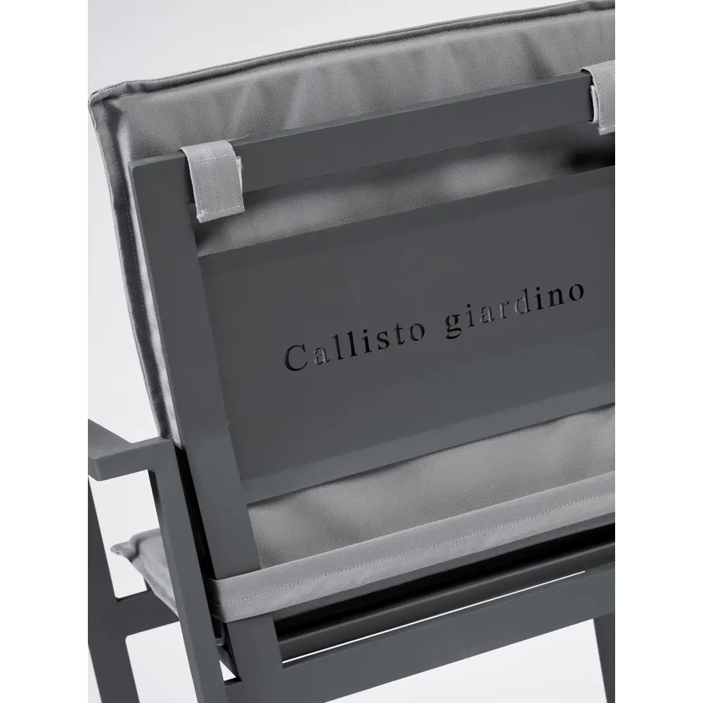 Фото 7 Садовый стул с подушкой Callisto giardino G101.0Е10 Лагуна 60 см x 65 см x 86 см алюминий серый/серебристый Фото 7 Садовый стул с подушкой Callisto giardino G101.0Е10 Лагуна 60 см x 65 см x 86 см алюминий серый/серебристый