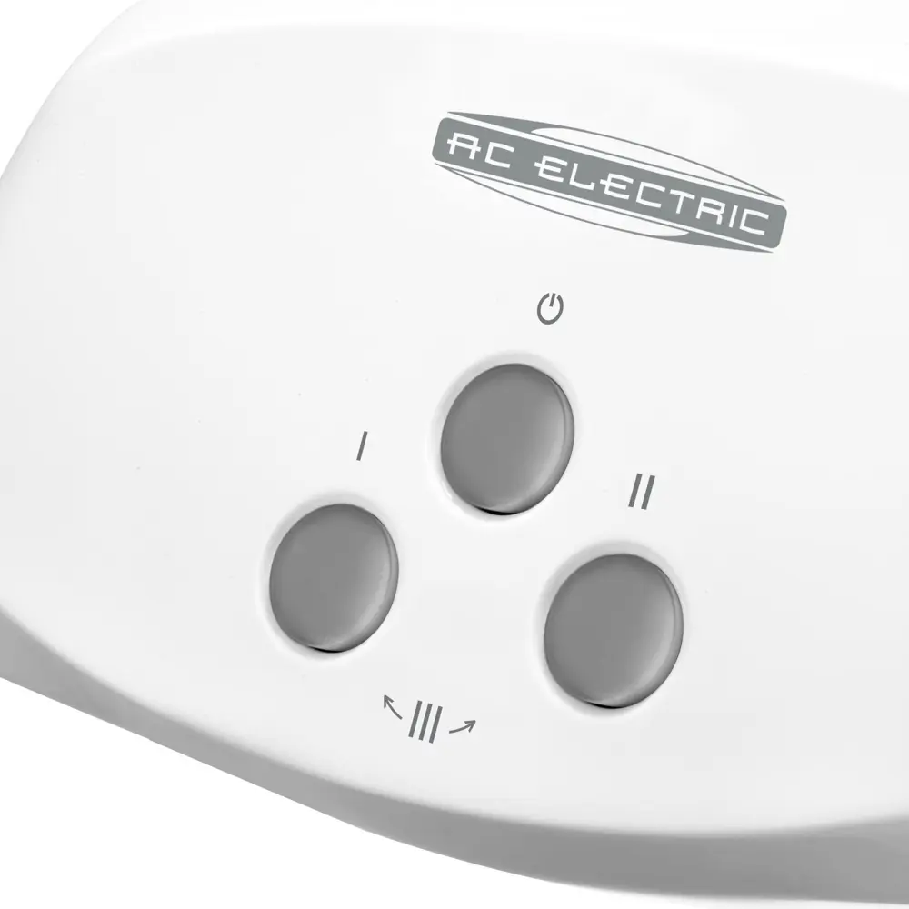 Фото 5 Проточный водонагреватель электрический AC Electric IWH 5.5 TS 5.5 кВт белый с душевой лейкой и краном Фото 5 Проточный водонагреватель электрический AC Electric IWH 5.5 TS 5.5 кВт белый с душевой лейкой и краном