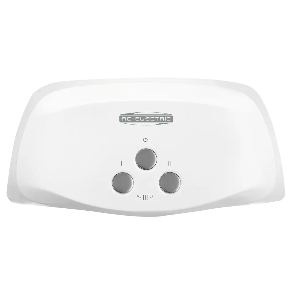 Фото 3 Проточный водонагреватель электрический AC Electric IWH 3.5 S 3.5 кВт серый с душевой лейкой Фото 3 Проточный водонагреватель электрический AC Electric IWH 3.5 S 3.5 кВт серый с душевой лейкой