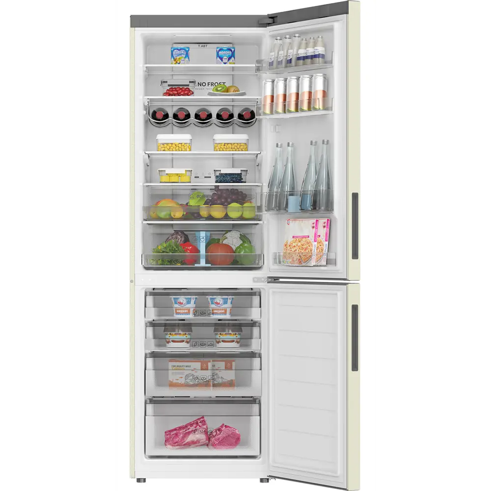 Фото 3 Холодильник Haier C2F636CCRGU1 59.5x190.5 см цвет бежевый