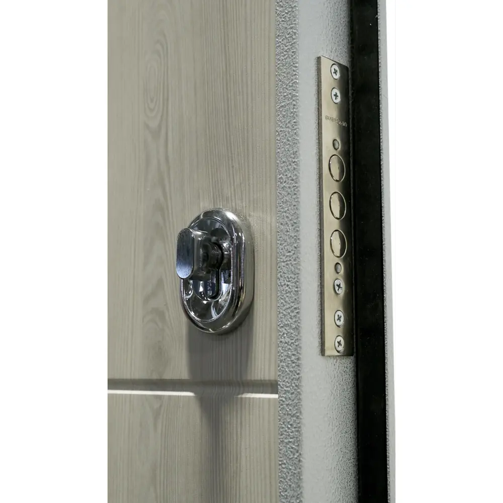 Фото 9 Входная дверь Такт-тайм Комфорт Лайт 7 правый 220x95см цвет антик белый с серебром/лиственница сибиу