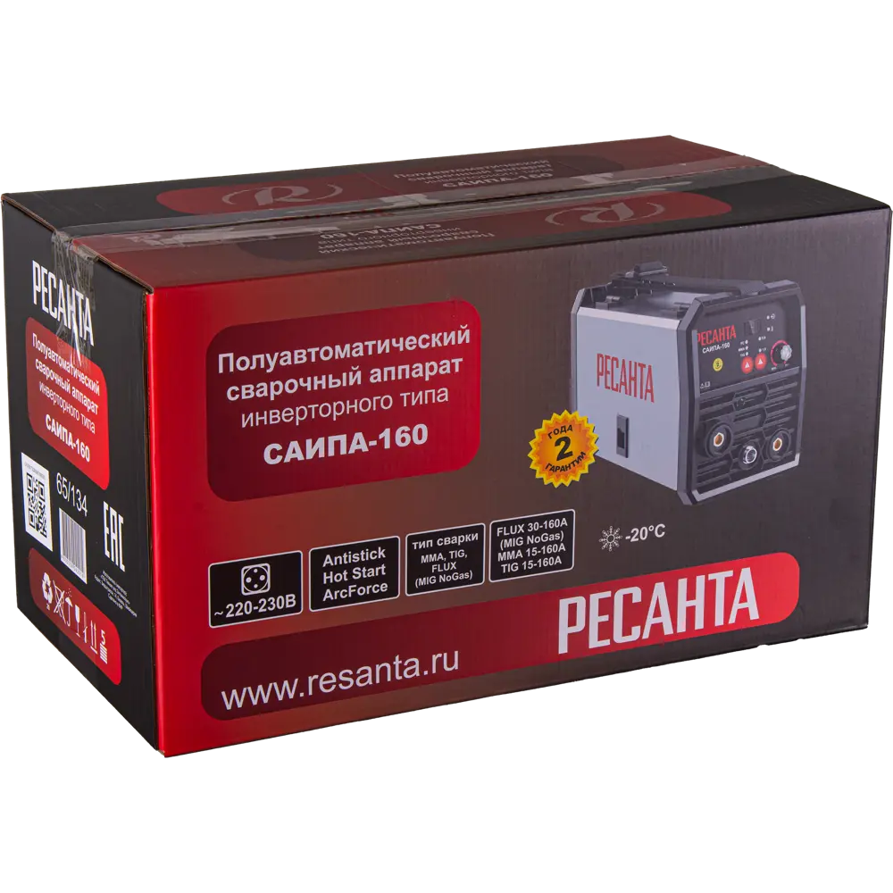 Фото 9 Сварочный полуавтомат инверторный Ресанта САИПА-160, 160 А, до 4 мм Фото 9 Сварочный полуавтомат инверторный Ресанта САИПА-160, 160 А, до 4 мм
