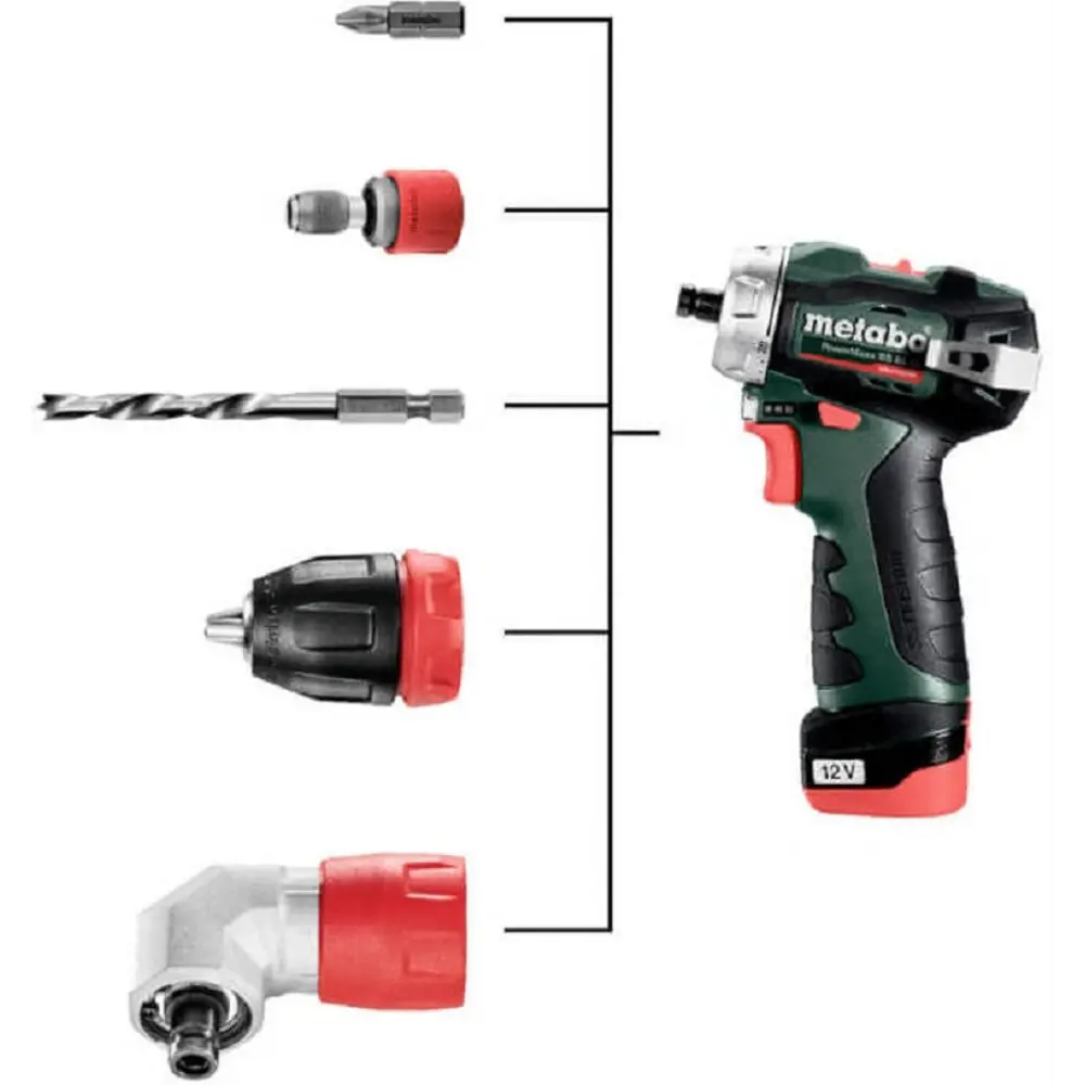 Фото 2 Дрель-шуруповерт аккумуляторная бесщеточная Metabo Power Maxx BS BL 601749500, 12 В Li-Ion 2x2 Ач Фото 2 Дрель-шуруповерт аккумуляторная бесщеточная Metabo Power Maxx BS BL 601749500, 12 В Li-Ion 2x2 Ач