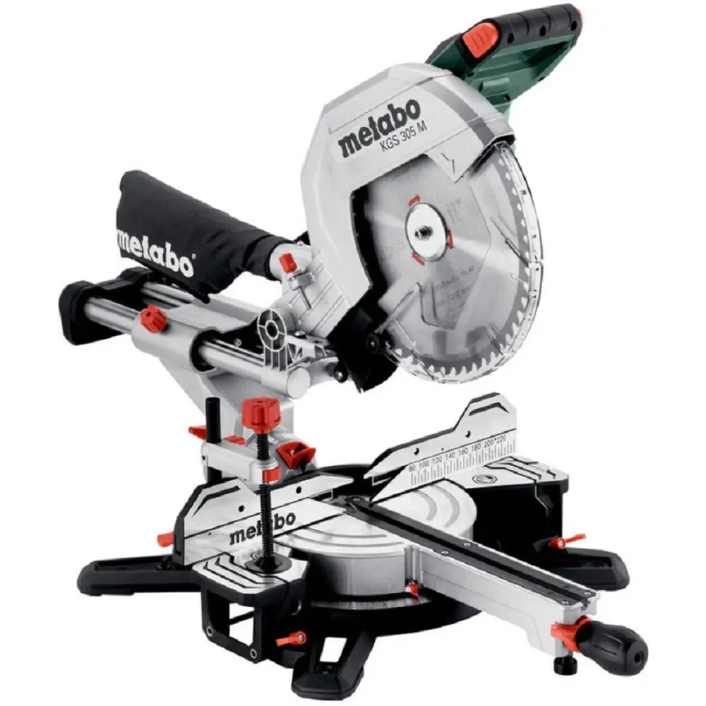 Фото Пила торцовочная сетевая Metabo KGS 305 M 1600 Вт, 305 мм Фото Пила торцовочная сетевая Metabo KGS 305 M 1600 Вт, 305 мм