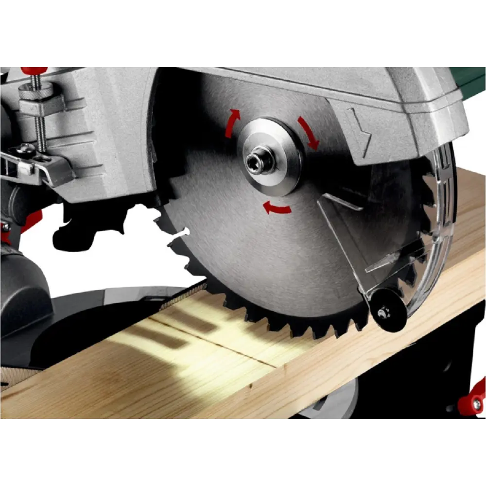 Фото 9 Пила торцовочная сетевая Metabo KS 216 M Set, 1100 Вт, 216 мм Фото 9 Пила торцовочная сетевая Metabo KS 216 M Set, 1100 Вт, 216 мм