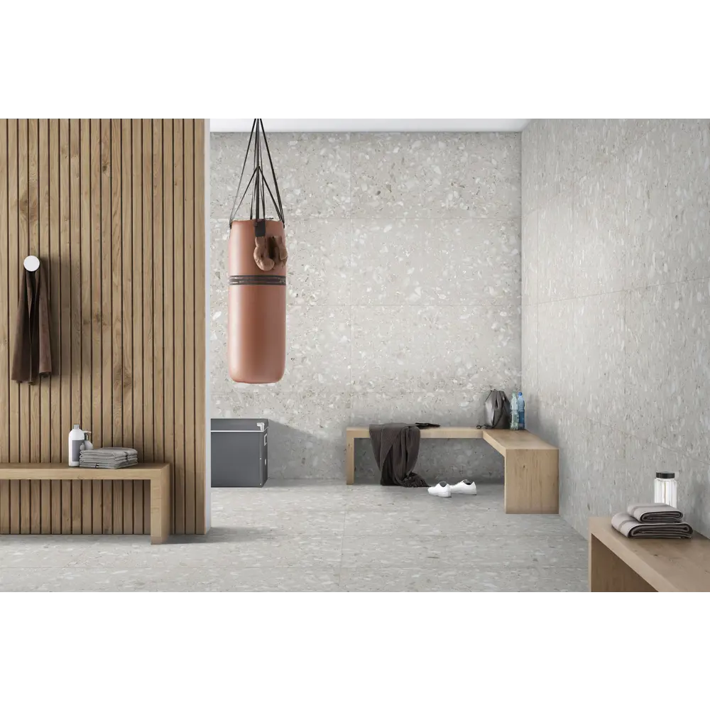 Фото 4 Глазурованный керамогранит Flakestone 60x120 см 1.44 м² матовый цвет серый Фото 4 Глазурованный керамогранит Flakestone 60x120 см 1.44 м² матовый цвет серый