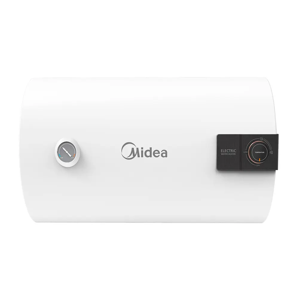 Фото Накопительный водонагреватель электрический 80 л Midea Stream 1.5 кВт нержавеющая сталь мокрый ТЭН Фото Накопительный водонагреватель электрический 80 л Midea Stream 1.5 кВт нержавеющая сталь мокрый ТЭН
