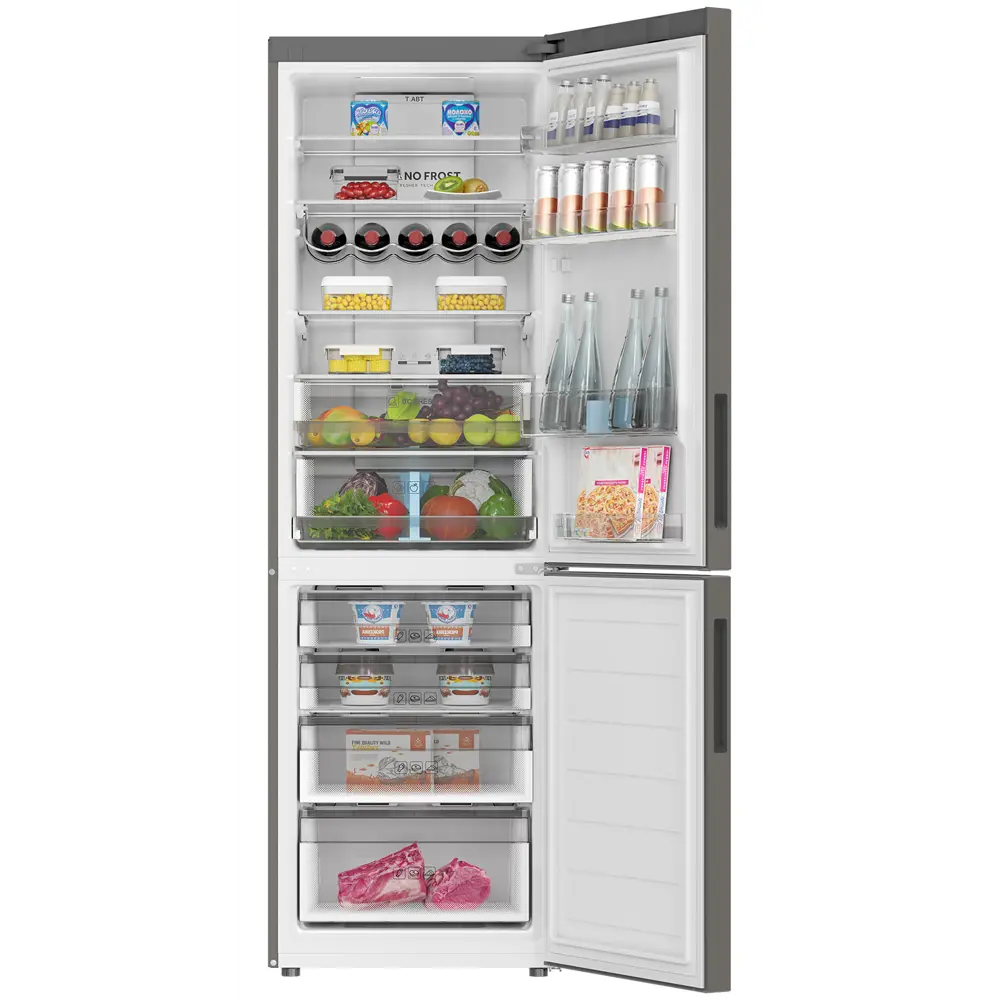 Фото 3 Холодильник Haier C2F636CFRGU1 59.5x190.5 см цвет нержавеющая сталь Фото 3 Холодильник Haier C2F636CFRGU1 59.5x190.5 см цвет нержавеющая сталь