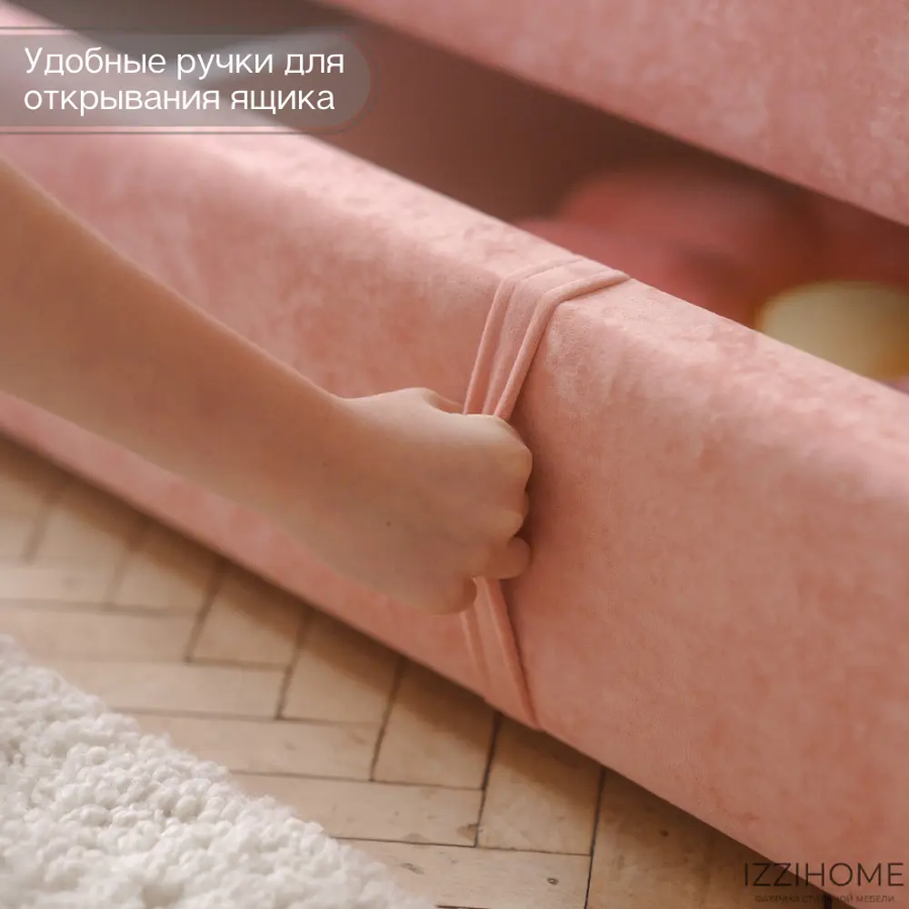 Фото 9 Кровать Izzihome Colins 99x33x209 см ДСП цвет коралловый Фото 9 Кровать Izzihome Colins 99x33x209 см ДСП цвет коралловый
