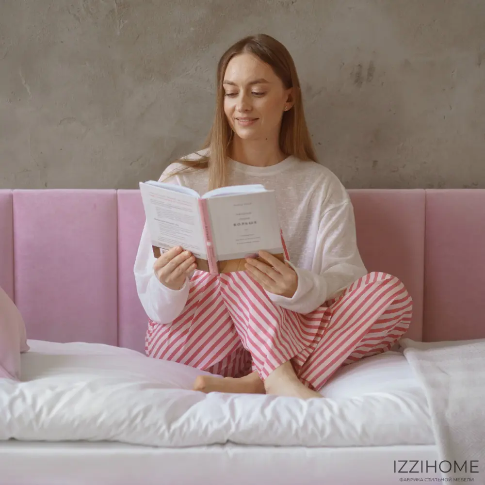 Фото 13 Кровать Izzihome Time 105x85x205 см ДСП цвет розовый Фото 13 Кровать Izzihome Time 105x85x205 см ДСП цвет розовый