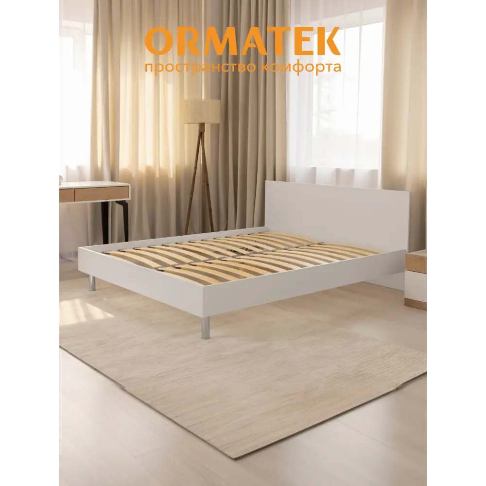Фото 11 Кровать Орматек Linea 147х80х203 см ЛДСП цвет белый Фото 11 Кровать Орматек Linea 147х80х203 см ЛДСП цвет белый