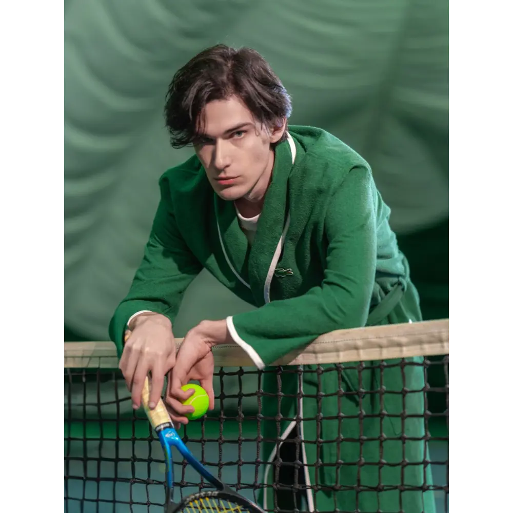 Фото 8 Халат с шалью Lacoste Super Boy Emerald XXL цвет зеленый Фото 8 Халат с шалью Lacoste Super Boy Emerald XXL цвет зеленый