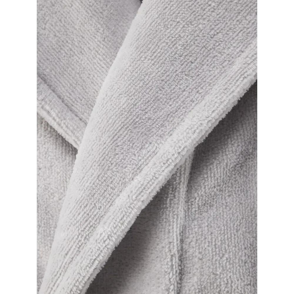 Фото 4 Халат с шалью Lacoste Rene Gris S цвет серый Фото 4 Халат с шалью Lacoste Rene Gris S цвет серый
