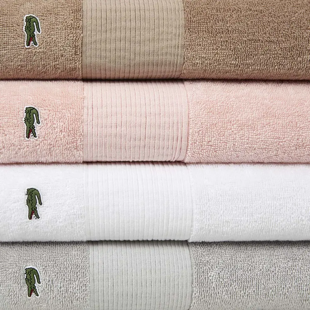 Фото 4 Полотенце Lacoste Super rose для ванной 100x150 см светло-розовый Фото 4 Полотенце Lacoste Super rose для ванной 100x150 см светло-розовый