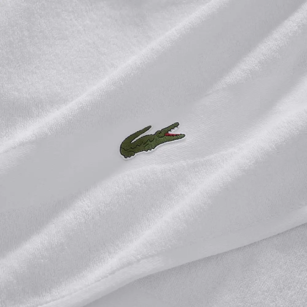 Фото 5 Полотенце Lacoste Casual Blanc 90x150 см цвет белый Фото 5 Полотенце Lacoste Casual Blanc 90x150 см цвет белый