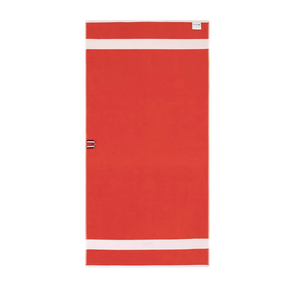 Фото 3 Полотенце Lacoste Casual Glaieul 55x100 см цвет красный Фото 3 Полотенце Lacoste Casual Glaieul 55x100 см цвет красный