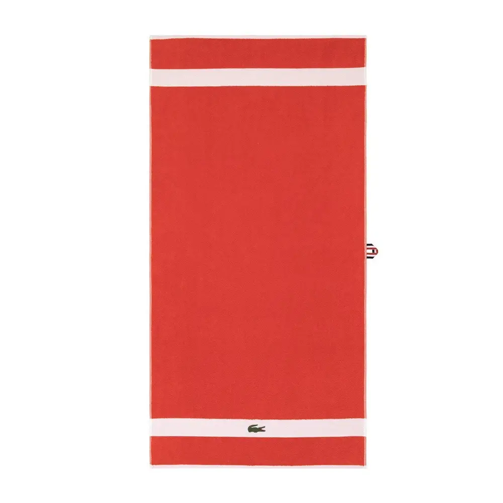 Фото 2 Полотенце Lacoste Casual Glaieul 55x100 см цвет красный Фото 2 Полотенце Lacoste Casual Glaieul 55x100 см цвет красный