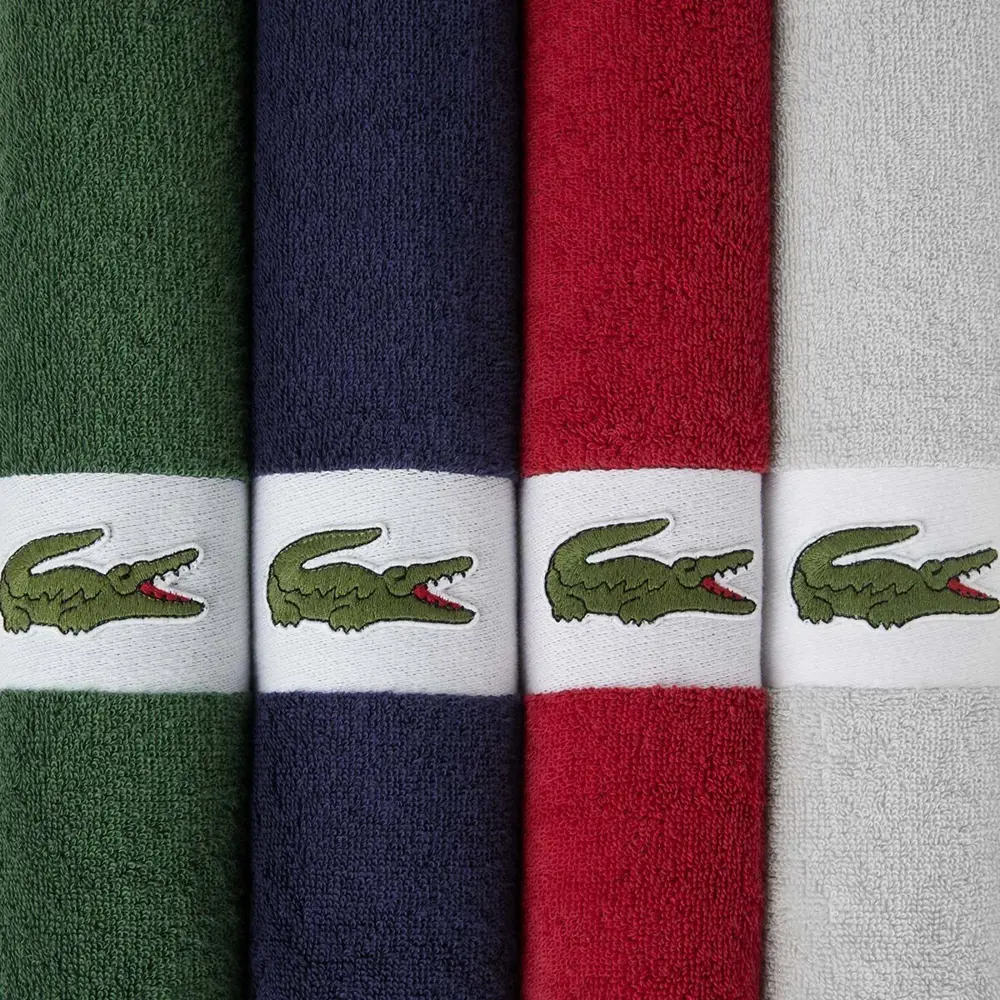 Фото 7 Полотенце Lacoste Casual Rouge 55x100 см цвет красный Фото 7 Полотенце Lacoste Casual Rouge 55x100 см цвет красный