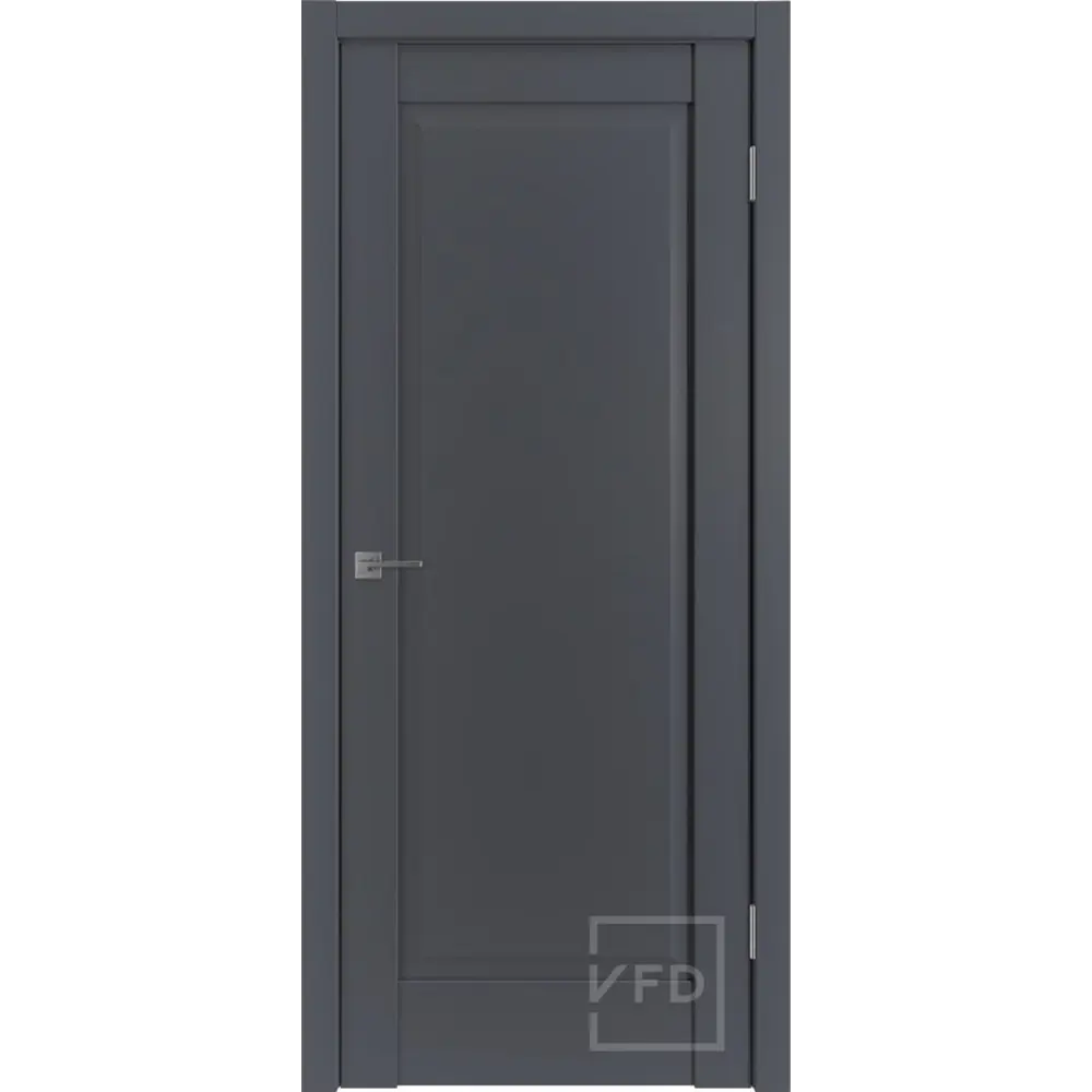 Фото Комплект межкомнатной двери VFD Emalex er1 глухая 200x90см шпон цвет onyx с коробом и наличниками Фото Комплект межкомнатной двери VFD Emalex er1 глухая 200x90см шпон цвет onyx с коробом и наличниками