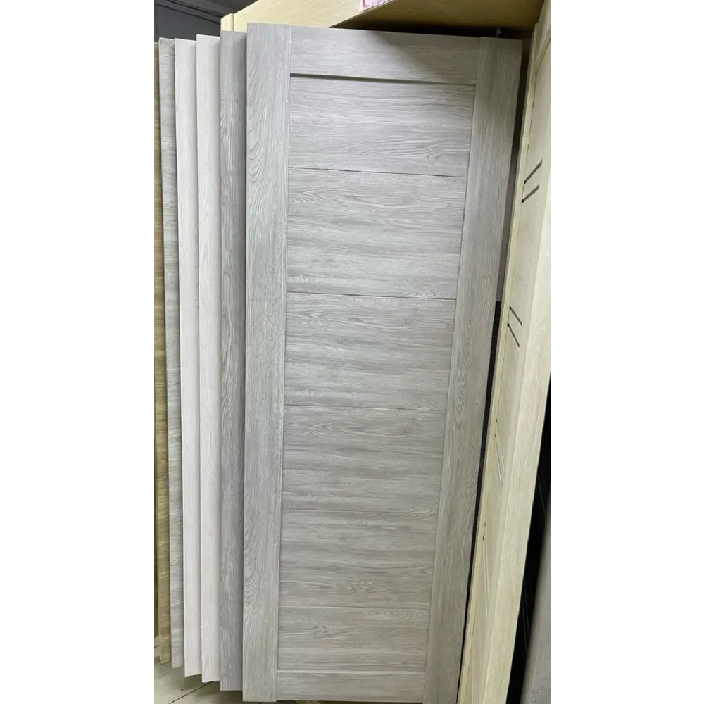 Фото 2 Комплект межкомнатной двери VFD Atum pro x32 глухая 200x70см шпон цвет stone oak с коробом и наличниками Фото 2 Комплект межкомнатной двери VFD Atum pro x32 глухая 200x70см шпон цвет stone oak с коробом и наличниками