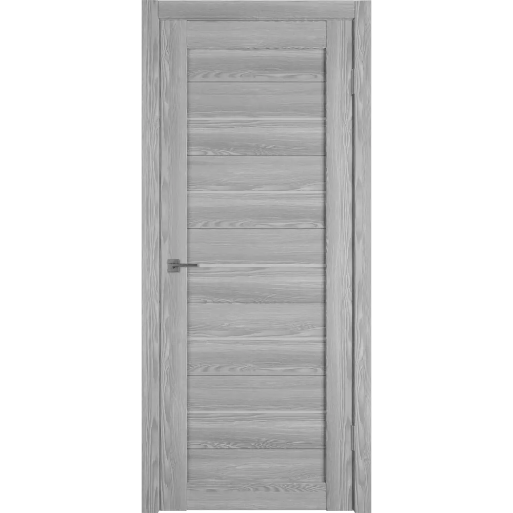 Фото Комплект межкомнатной двери VFD Atum х5 остеклённая 200x80см Шпон цвет Smoke (Grey) (white cloud) с коробом и наличниками Фото Комплект межкомнатной двери VFD Atum х5 остеклённая 200x80см Шпон цвет Smoke (Grey) (white cloud) с коробом и наличниками