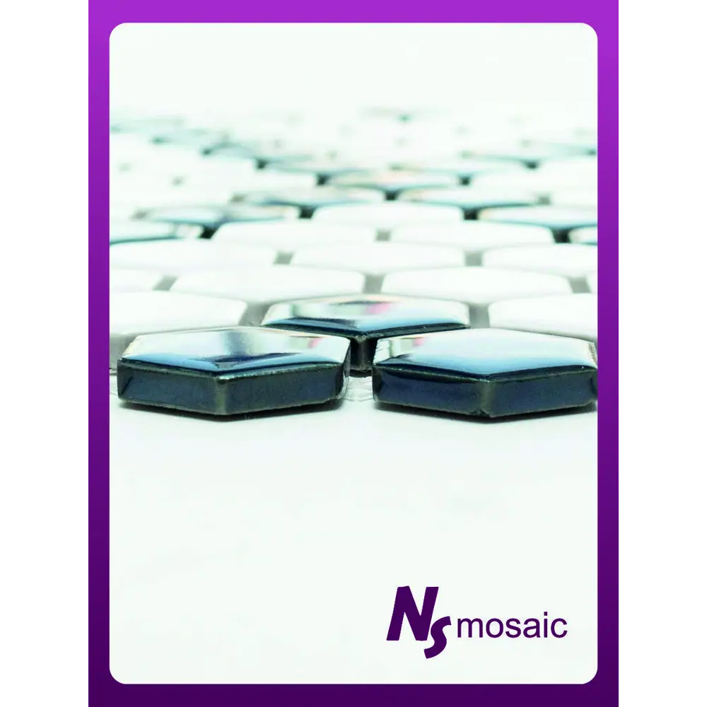Фото 4 Декоративная мозаика Nsmosaic Ps2326-43 NS08PL0108nsk 35x30.6см цвет Синий Фото 4 Декоративная мозаика Nsmosaic Ps2326-43 NS08PL0108nsk 35x30.6см цвет Синий