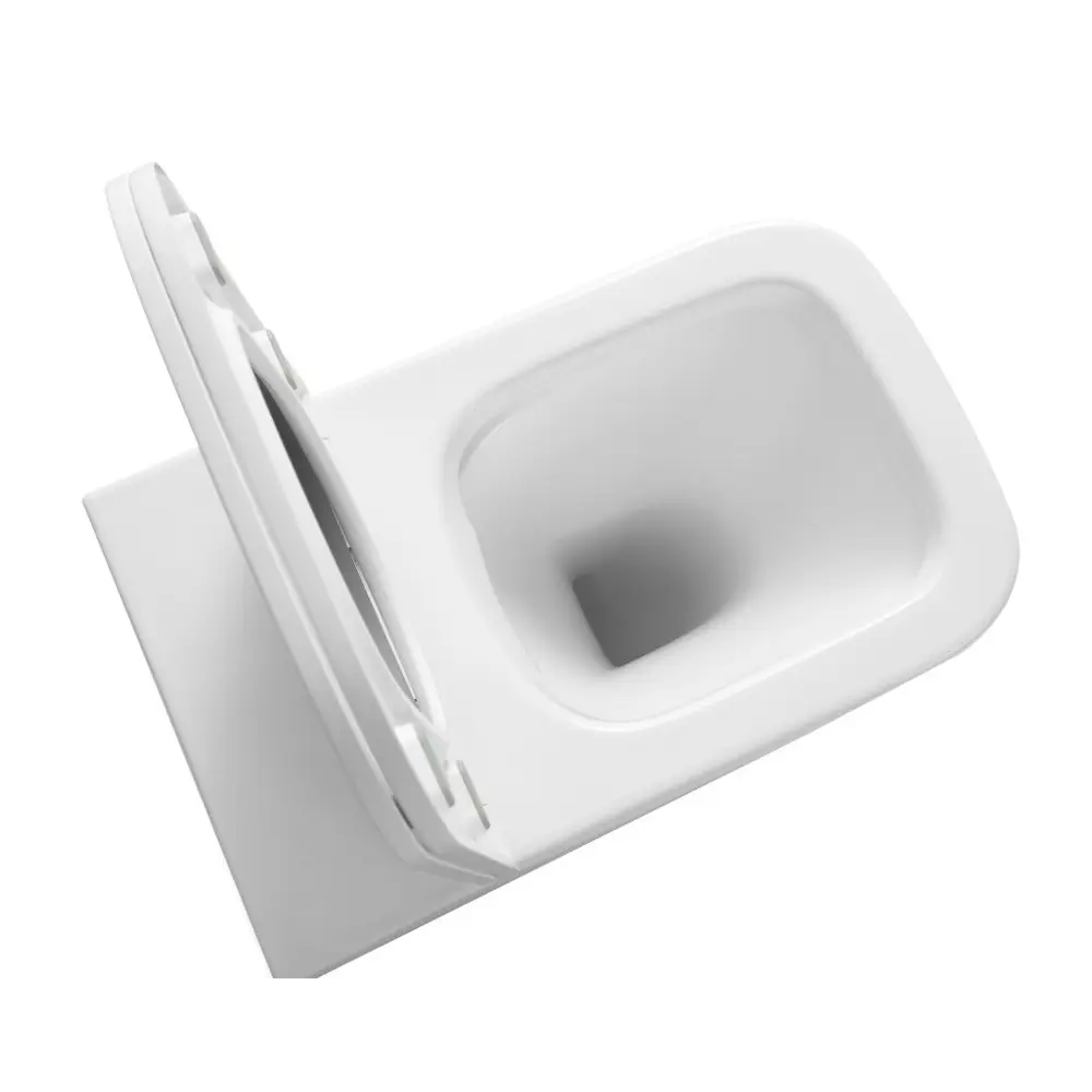 Фото 11 Чаша для унитаза Iberica Blanca Toledo Alto приставной безободковый, тонкое быстросьемное сиденье дюропласт с микролифтом цвет белый Фото 11 Чаша для унитаза Iberica Blanca Toledo Alto приставной безободковый, тонкое быстросьемное сиденье дюропласт с микролифтом цвет белый