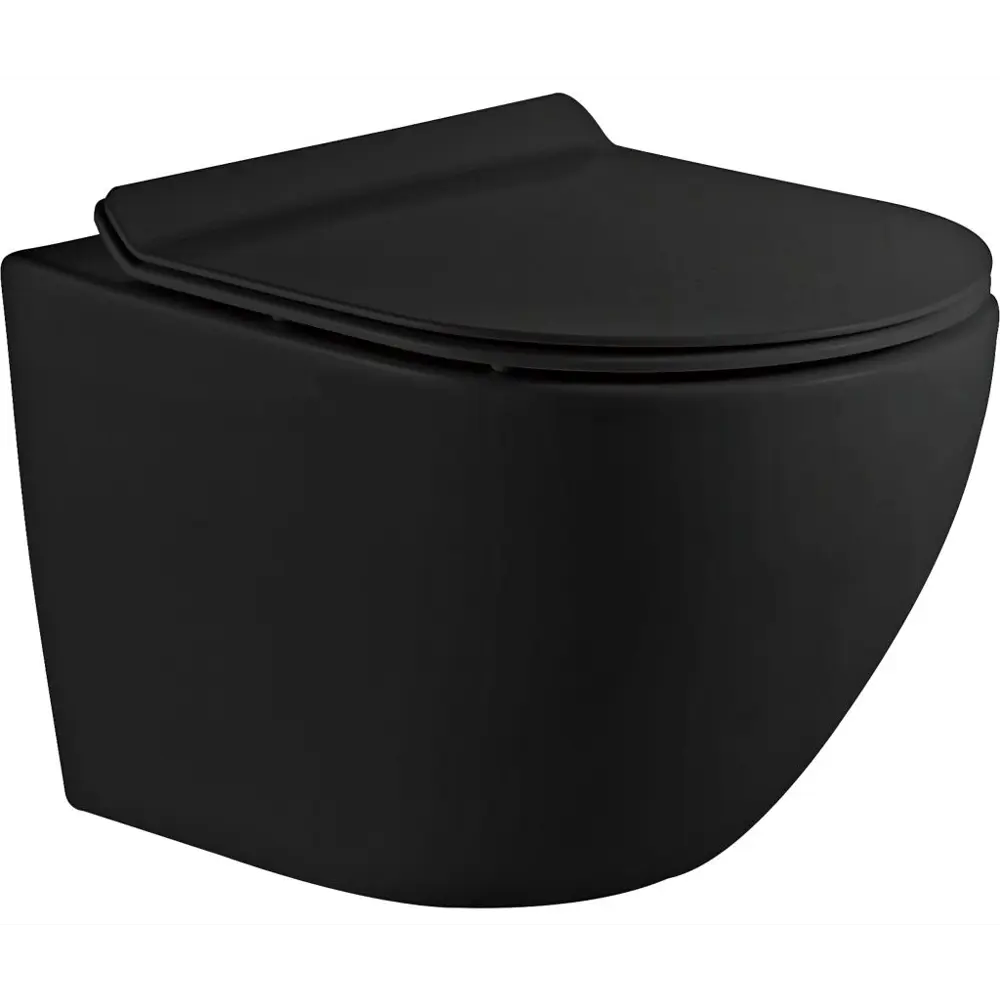 Фото Унитаз подвесной Iberica blanca IB.BLM.234.2B2 безободковый с сиденьем микролифт Фото Унитаз подвесной Iberica blanca IB.BLM.234.2B2 безободковый с сиденьем микролифт