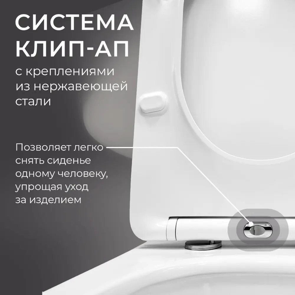 Фото 2 Унитаз подвесной Iberica blanca IB.BLB.231.1B1 безободковый с сиденьем микролифт Фото 2 Унитаз подвесной Iberica blanca IB.BLB.231.1B1 безободковый с сиденьем микролифт